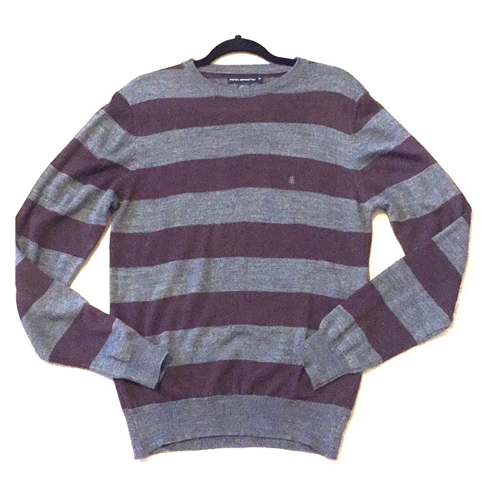 French Connection Men’s Striped Sweater Size M